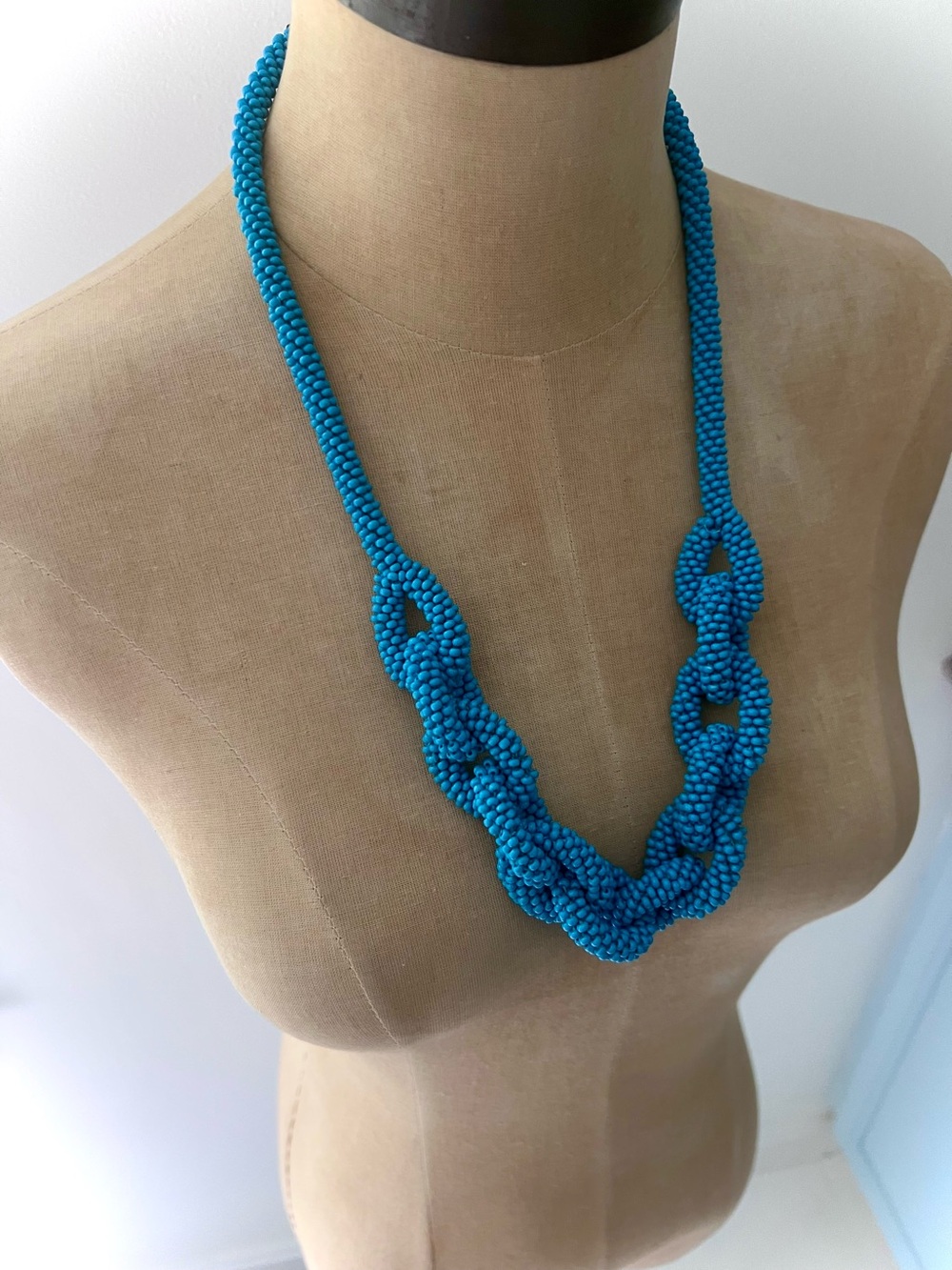 J Crew Turquoise Beaded Necklace - Picture 2 of 5